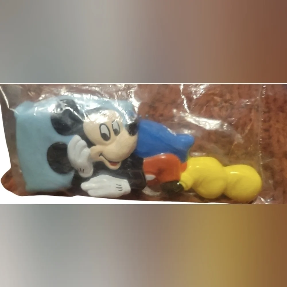 Vintage Disney Mickey Mouse Hair Brush in Original Bag